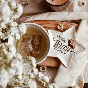 NEW OwlCrate Exclusive Witchy Ceramic Tea Bag Rest